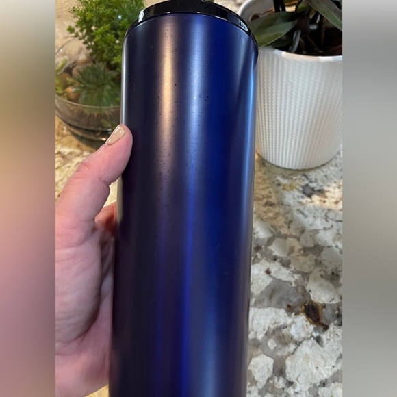 Starbucks Watermelon Cold Brew Cup Blue Gradient Stainless Steel Tumbler 16oz - Picture 4 of 16
